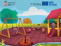 Announcement of a media campaign in the field of children's playground safety